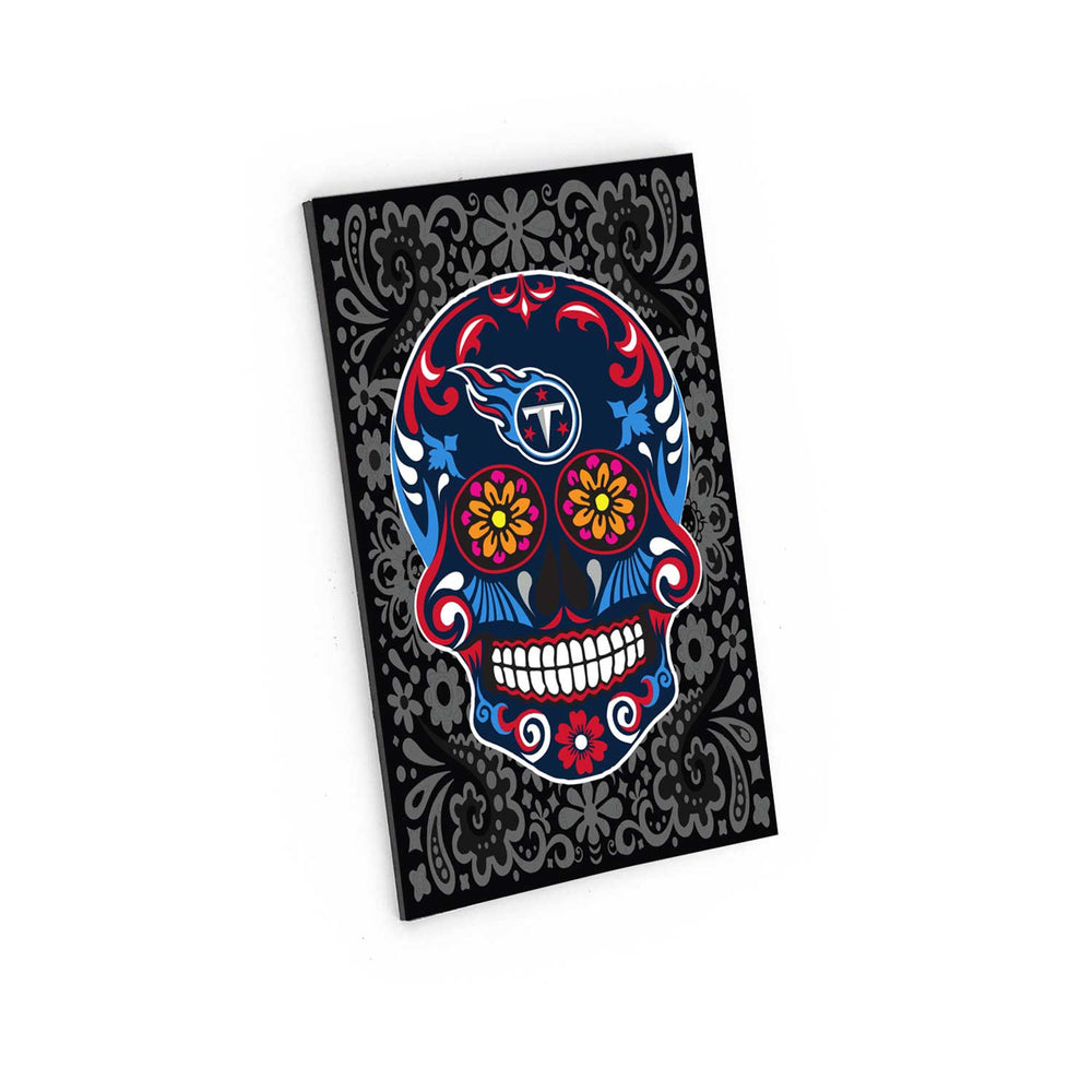 WHOLESALE TENNESSEE TITANS SUGAR SKULL PATTERN MAGNET