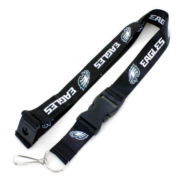 WHOLESALE PHILADELPHIA EAGLES (BLACK) TEAM LANYARD