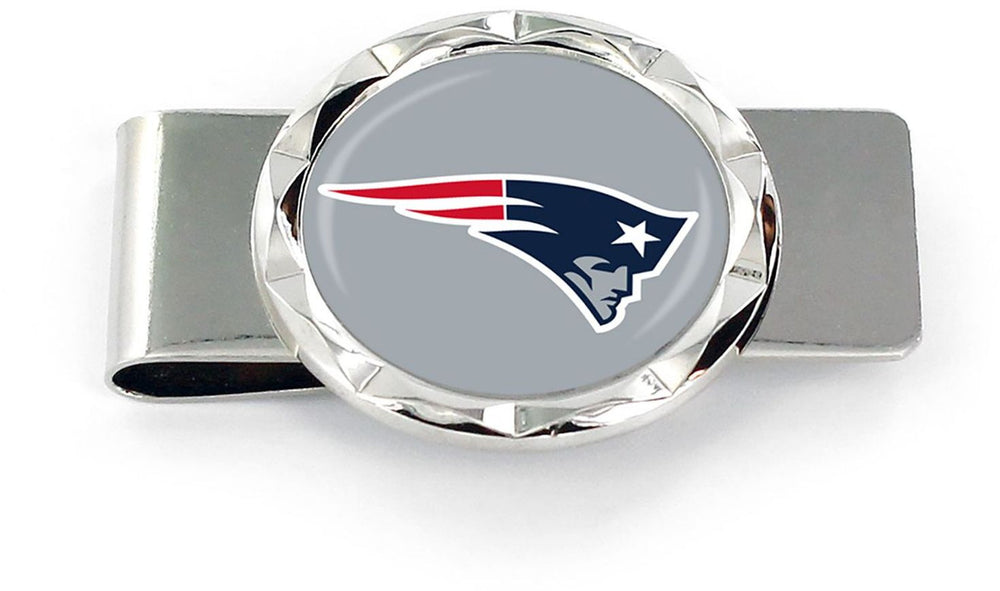 WHOLESALE NEW ENGLAND PATRIOTS DIAMOND CUT MONEY CLIP