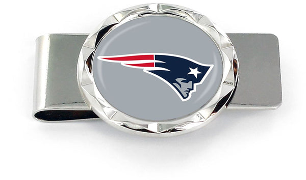 WHOLESALE NEW ENGLAND PATRIOTS DIAMOND CUT MONEY CLIP