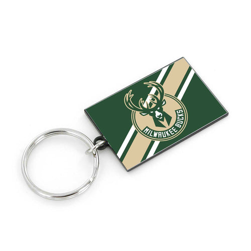 WHOLESALE MILWAUKEE BUCKS STRIPED KEYCHAIN