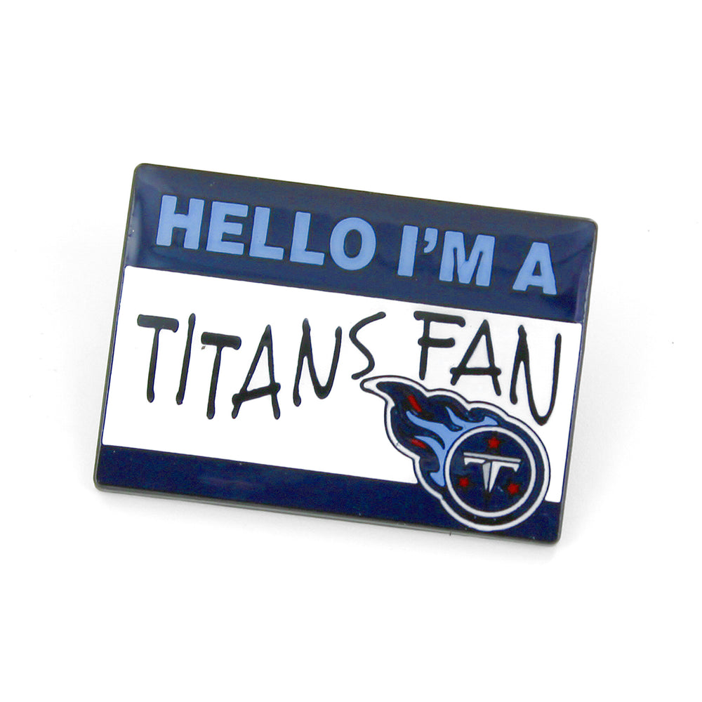 WHOLESALE TENNESSEE TITANS NAME TAG PIN