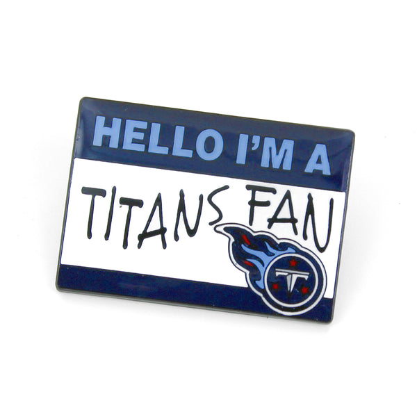 WHOLESALE TENNESSEE TITANS NAME TAG PIN