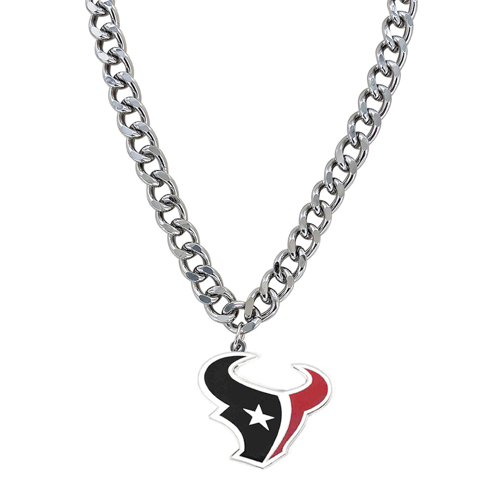 HOUSTON TEXANS HEAVYWEIGHT TEAM LOGO NECKLACE