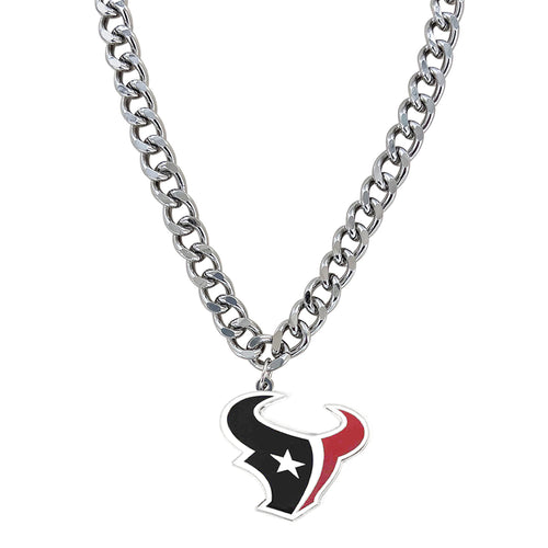 HOUSTON TEXANS HEAVYWEIGHT TEAM LOGO NECKLACE