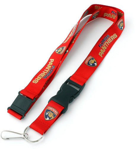 WHOLESALE FLORIDA PANTHERS (RED) TEAM LANYARD