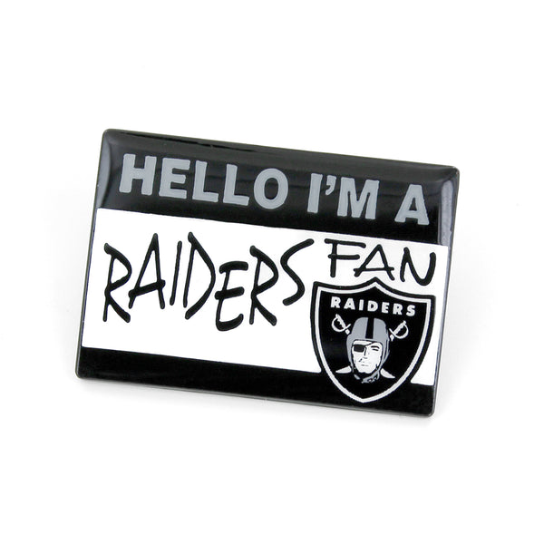 WHOLESALE LAS VEGAS RAIDERS NAME TAG PIN