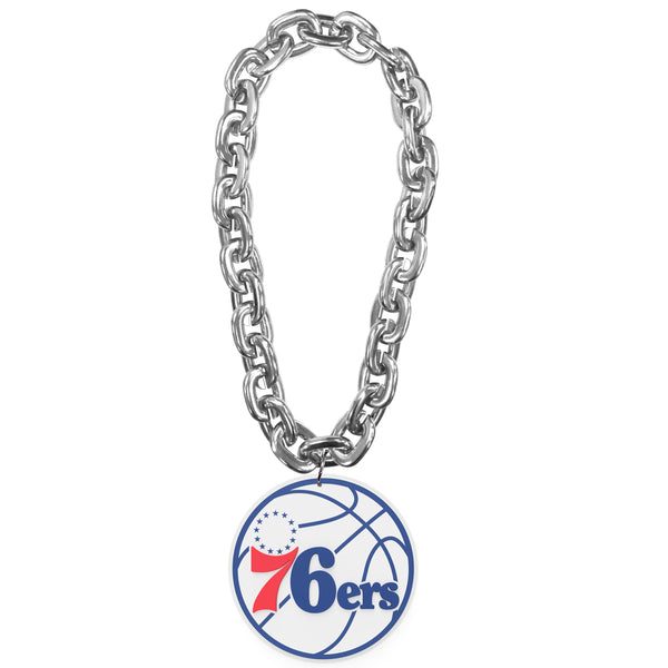 WHOLESALE PHILADELPHIA 76ERS (SILVER) FAN CHAIN