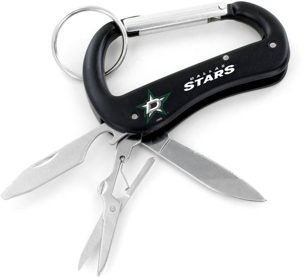 WHOLESALE DALLAS STARS CARABINER MULTI TOOL KEYCHAIN (SP)