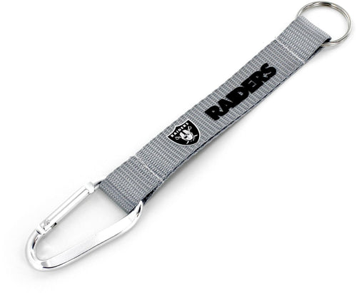 WHOLESALE LAS VEGAS RAIDERS (SILVER) CARABINER KEYCHAIN