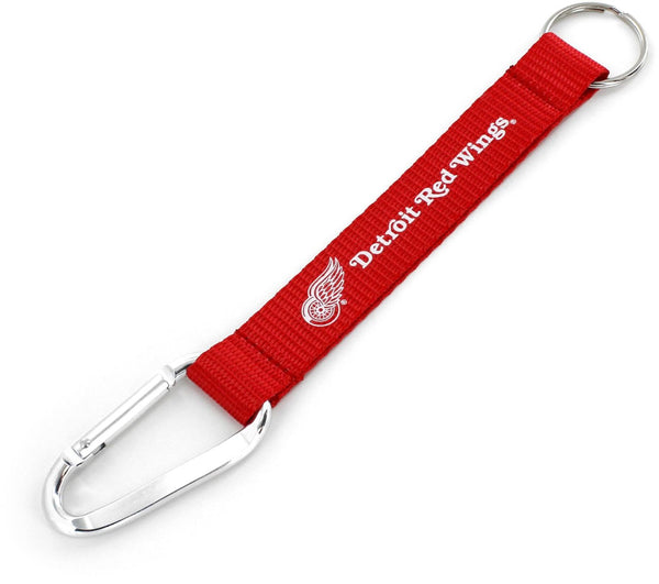 WHOLESALE DETROIT RED WINGS (RED) CARABINER KEYCHAIN