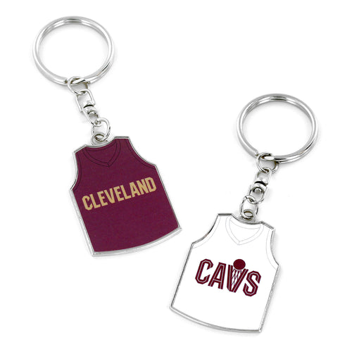 WHOLESALE CLEVELAND CAVALIERS REVERSIBLE HOME/AWAY JERSEY KEYCHAIN