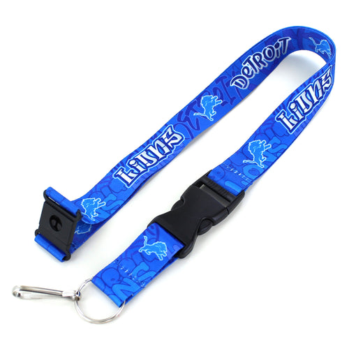 WHOLESALE DETROIT LIONS GRAFFITI LANYARD