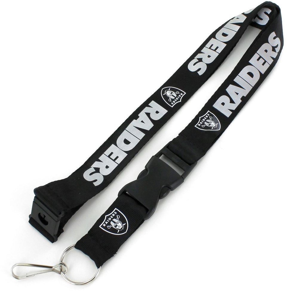 WHOLESALE LAS VEGAS RAIDERS (BLACK) TEAM LANYARD