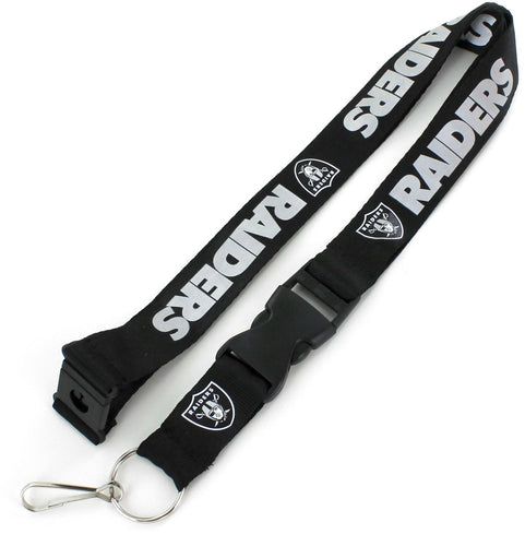 WHOLESALE LAS VEGAS RAIDERS (BLACK) TEAM LANYARD