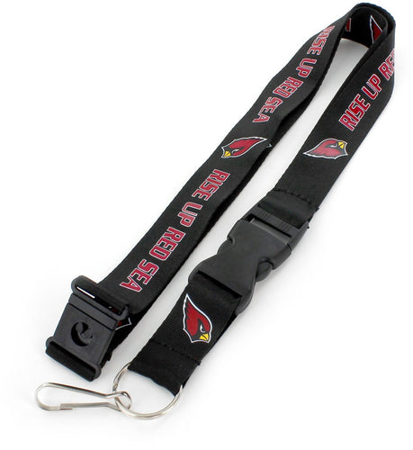 ARIZONA CARDINALS (BLACK) 'RED SEA' TEAM LANYARD