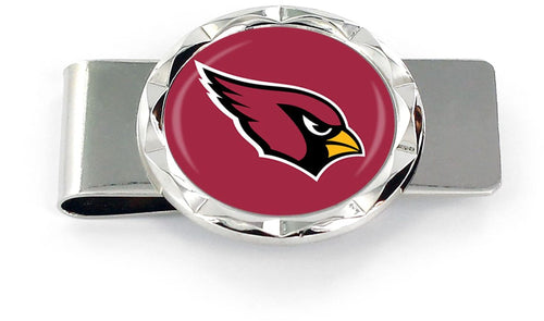ARIZONA CARDINALS DIAMOND CUT MONEY CLIP