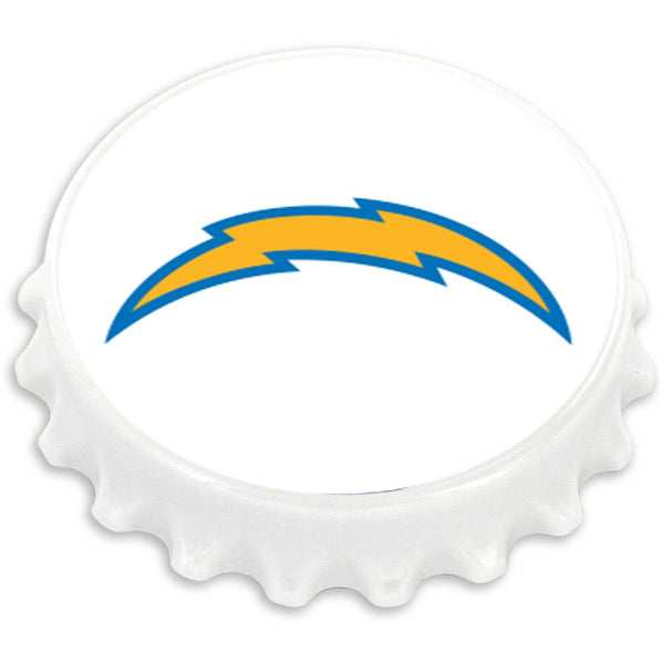 WHOLESALE LOS ANGELES CHARGERS BOTTLE CAP BOTTLE OPENER MAGNET (OC)