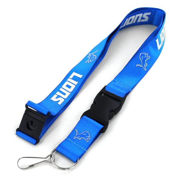 WHOLESALE DETROIT LIONS (BLUE) TEAM LANYARD