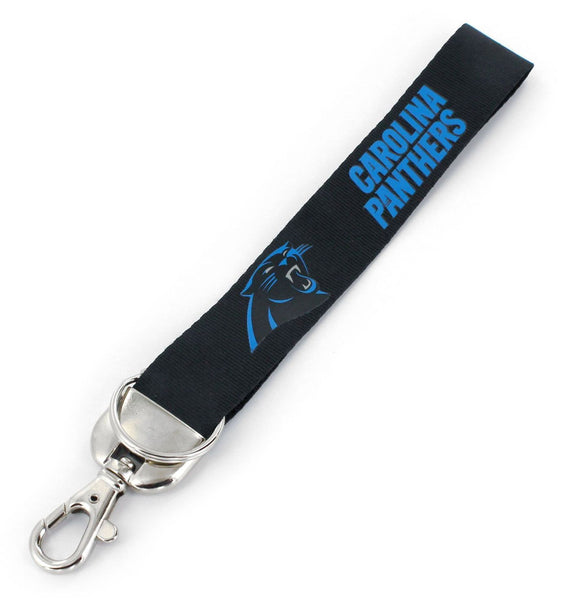WHOLESALE CAROLINA PANTHERS DELUXE WRISTLET KEYCHAIN