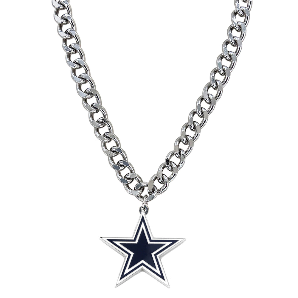 WHOLESALE DALLAS COWBOYS HEAVYWEIGHT TEAM LOGO NECKLACE