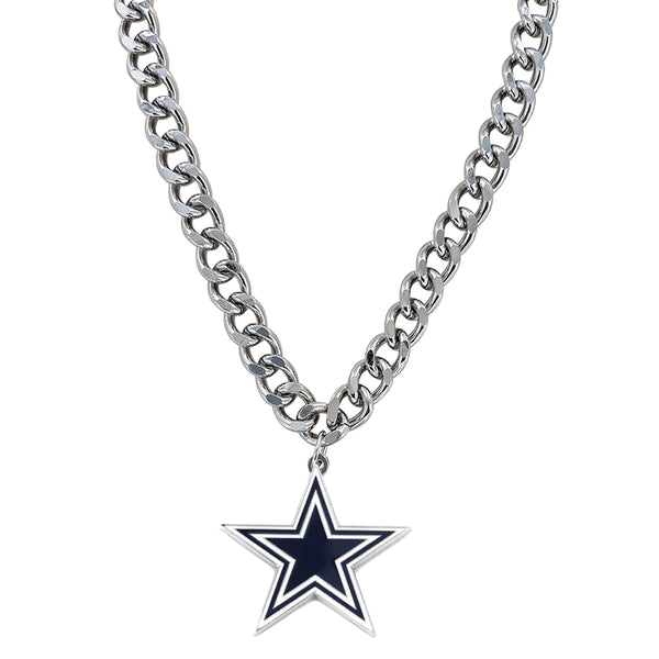 WHOLESALE DALLAS COWBOYS HEAVYWEIGHT TEAM LOGO NECKLACE