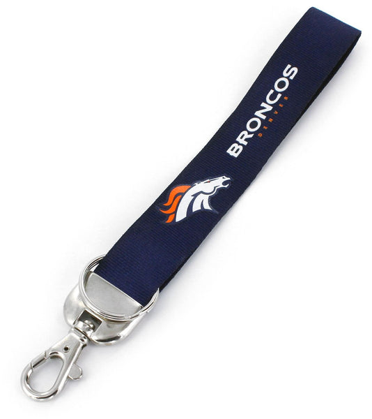 WHOLESALE DENVER BRONCOS DELUXE WRISTLET KEYCHAIN