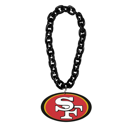 WHOLESALE SAN FRANCISCO 49ERS (BLACK) FAN CHAIN