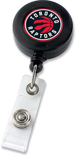 WHOLESALE TORONTO RAPTORS RETRACTABLE BADGE HOLDER BLACK (NE)