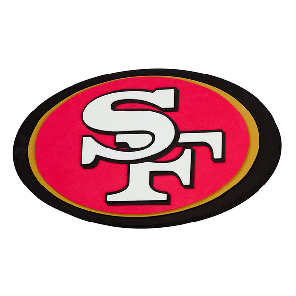 WHOLESALE SAN FRANCISCO 49ERS TEAM LOGO WALL SIGN