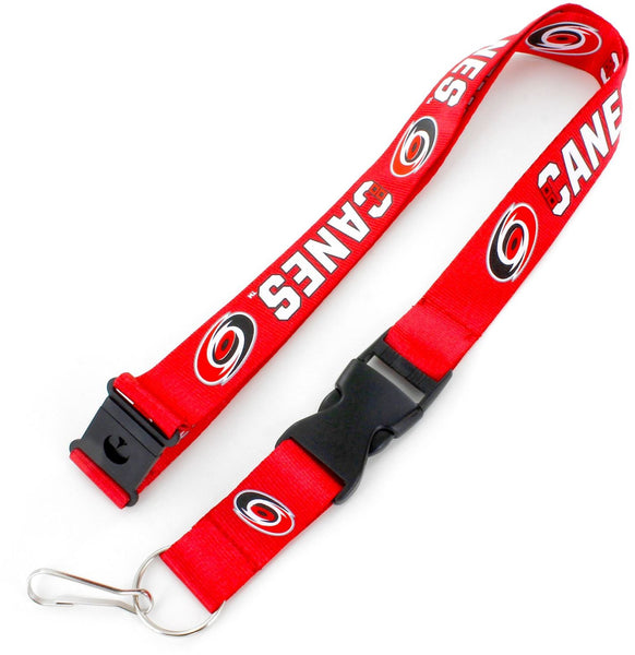 WHOLESALE CAROLINA HURRICANES (RED) TEAM LANYARD