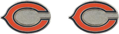 WHOLESALE CHICAGO BEARS LOGO POST EARRINGS