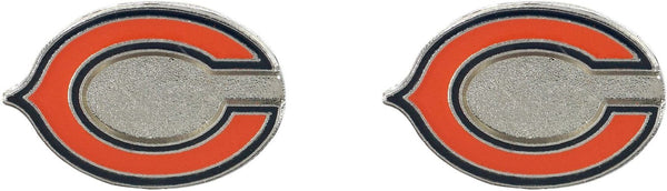 WHOLESALE CHICAGO BEARS LOGO POST EARRINGS