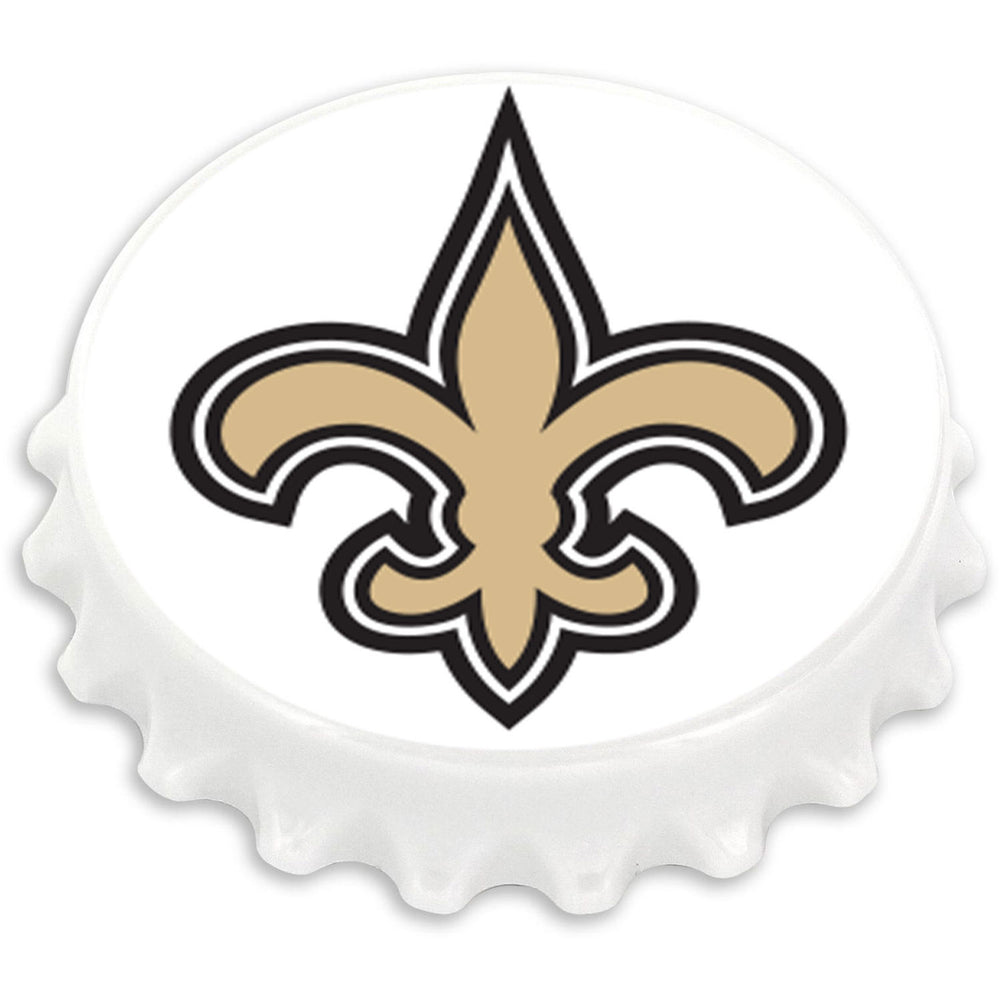 WHOLESALE NEW ORLEANS SAINTS BOTTLE CAP OPENER MAGNET (OC)