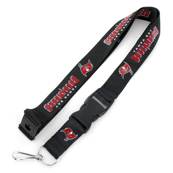 WHOLESALE TAMPA BAY BUCCANEERS (BLACK) TEAM LANYARD