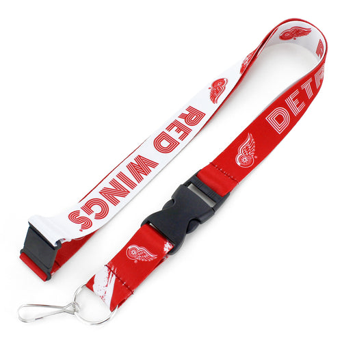 WHOLESALE DETROIT RED WINGS CROSSFADE LANYARD