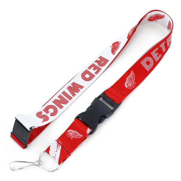 WHOLESALE DETROIT RED WINGS CROSSFADE LANYARD