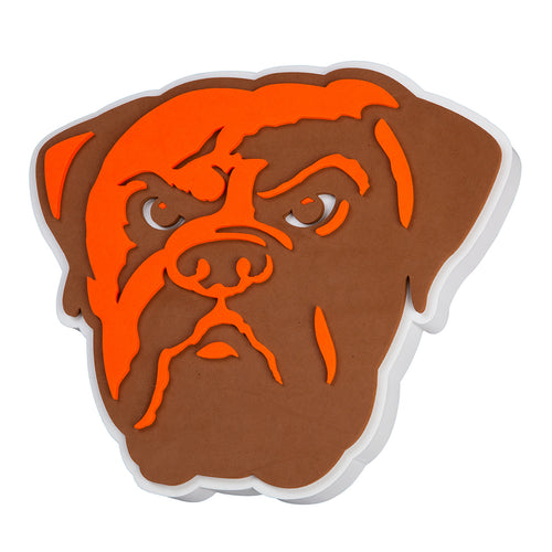 WHOLESALE CLEVELAND BROWNS DAWG THROWBACK WALL SIGN