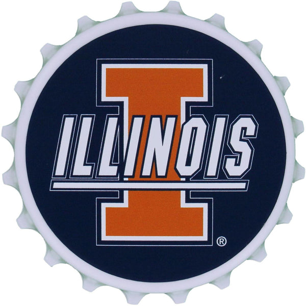 WHOLESALE ILLINOIS GIANT BOTTLE CAP OPENER (OC)
