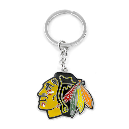 WHOLESALE CHICAGO BLACKHAWKS LOGO KEYCHAIN