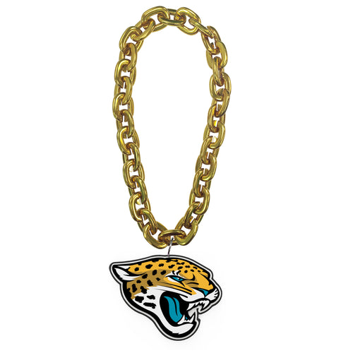WHOLESALE JACKSONVILLE JAGUARS (GOLD) FAN CHAIN