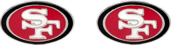 WHOLESALE SAN FRANCISCO 49ERS LOGO POST EARRINGS
