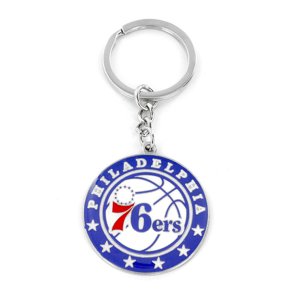 WHOLESALE PHILADELPHIA 76ERS LOGO KEYCHAIN