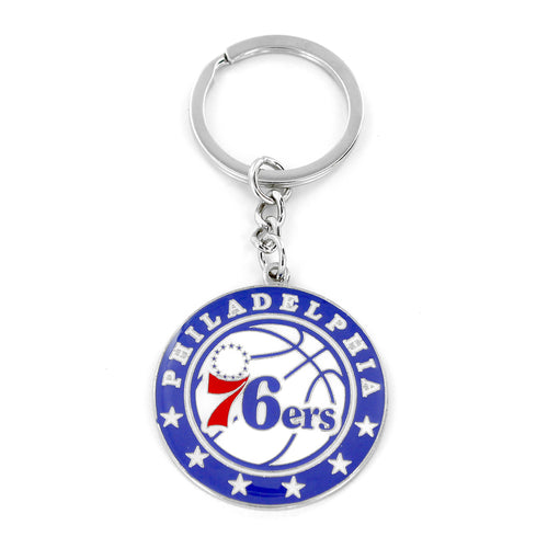 WHOLESALE PHILADELPHIA 76ERS LOGO KEYCHAIN