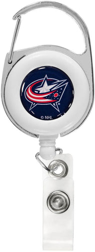 WHOLESALE COLUMBUS BLUE JACKETS DELUXE CLIP BADGE REEL