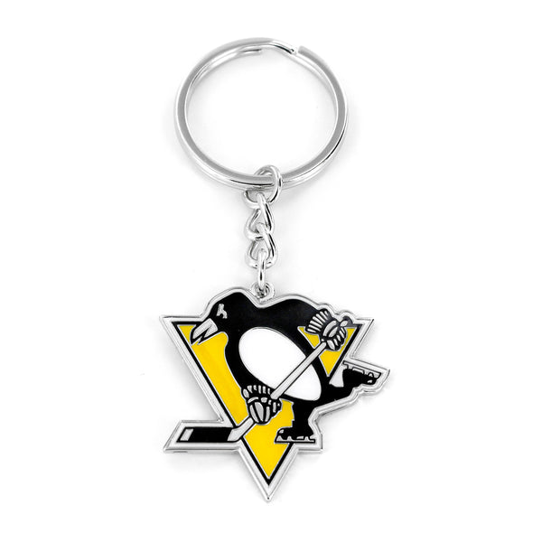 WHOLESALE PITTSBURGH PENGUINS LOGO KEYCHAIN