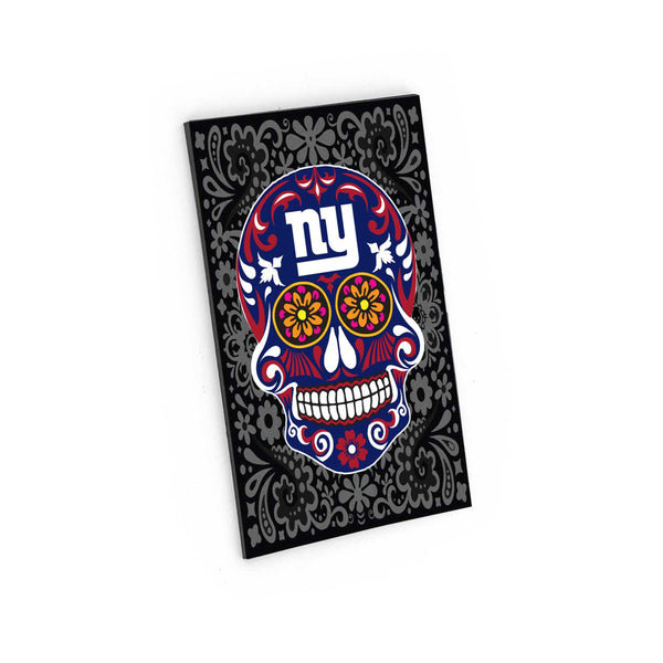 WHOLESALE NEW YORK GIANTS SUGAR SKULL PATTERN MAGNET
