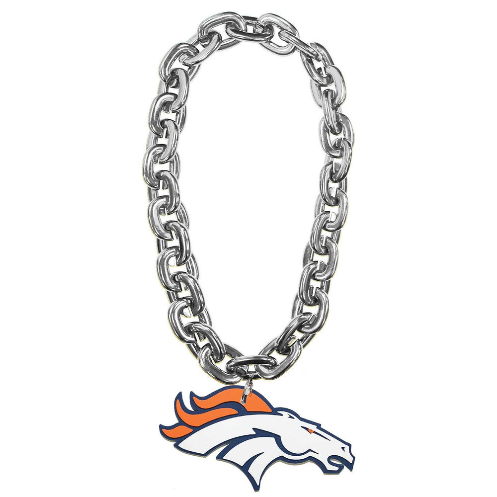 WHOLESALE DENVER BRONCOS (SILVER) FAN CHAIN