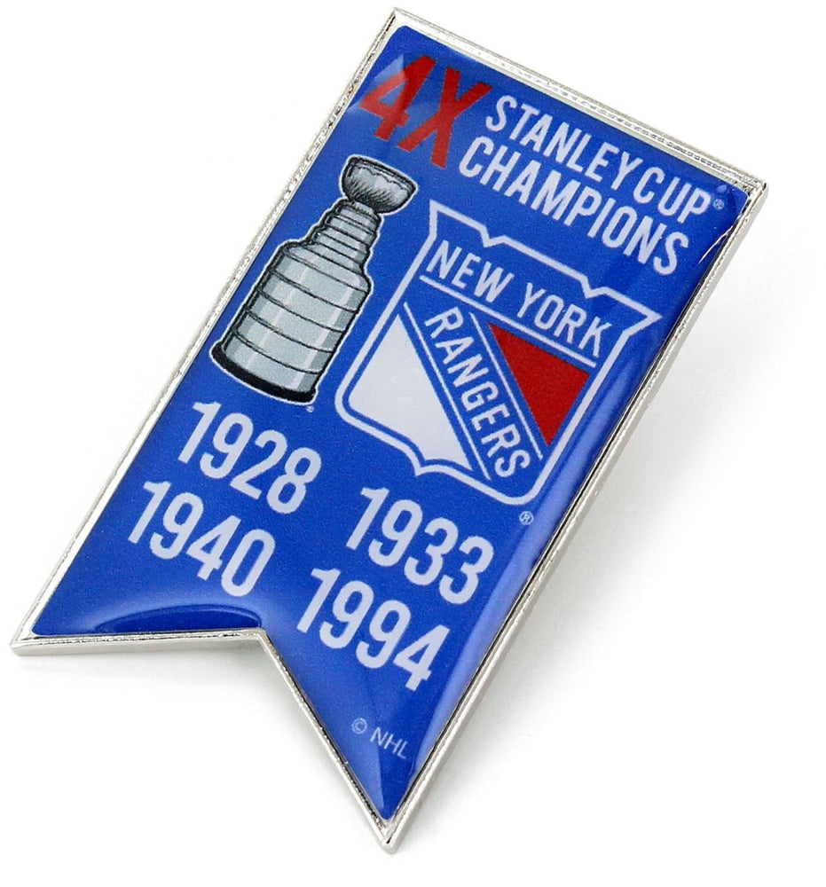 NEW YORK RANGERS CHAMPIONSHIP BANNER PIN (SP)