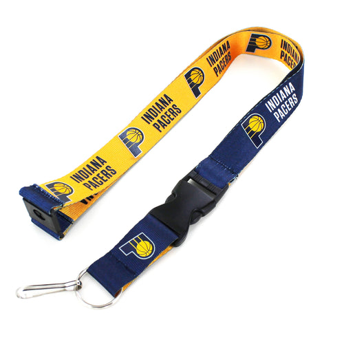 INDIANA PACERS (NAVY/YELLOW) REVERSIBLE LANYARD